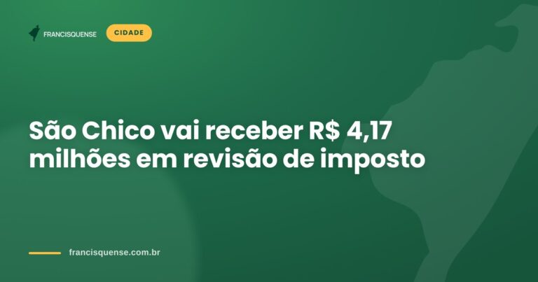 Capa do Francisquense sobre repasse de R$ 4,17 milhões de ICMS à cidade